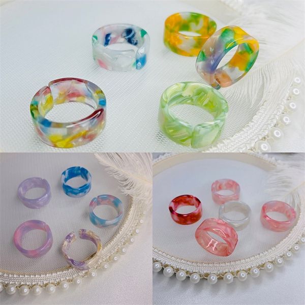 20pcs 2021 gradient texture blooming transparent minimalist colorful acrylic resin open circle adjustable rings for women, Silver
20pcs 2021 gradient texture blooming transparent minimalist colorful acrylic resin open circle adjustable rings for women, Silver