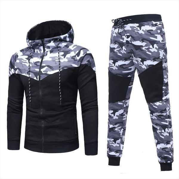 autumn winter camouflage sportswear men tracksuit hooded sweatshirt jacket pant sport suit male chandal hombre survetement homme, Gray
autumn winter camouflage sportswear men tracksuit hooded sweatshirt jacket pant sport suit male chandal hombre survetement homme, Gray