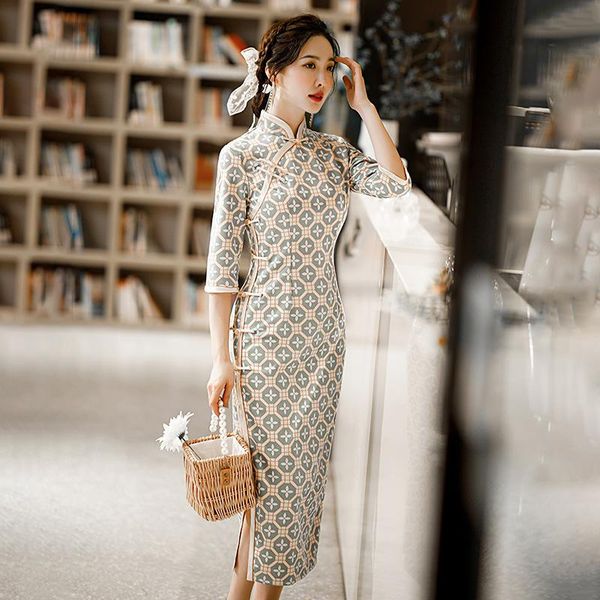 ethnic clothing chinese traditional casual cheongsam women's elegant floral autumn dresses plus size prom qipao evening party urban lon, Red
ethnic clothing chinese traditional casual cheongsam women's elegant floral autumn dresses plus size prom qipao evening party urban lon, Red