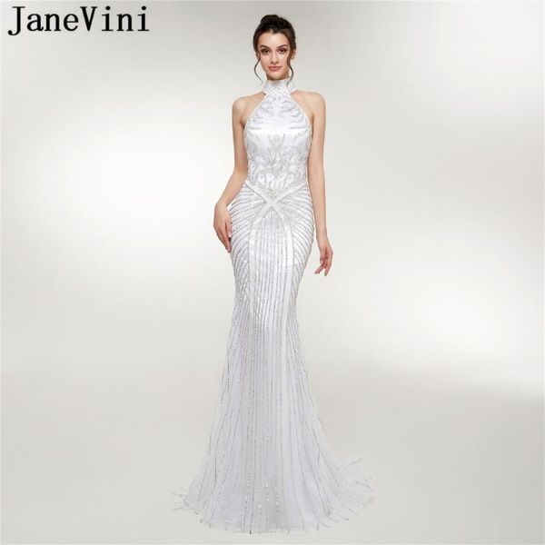 party dresses janevini luxury dubai long white evening dress 2021 high neck sparkle full beaded mermaid tulle gown arabic, White;black
party dresses janevini luxury dubai long white evening dress 2021 high neck sparkle full beaded mermaid tulle gown arabic, White;black