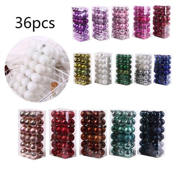 party decoration 36pcs christmas tree decor balls ornaments decorations for home diy hanging spheres year 2022 gift festive supplies
party decoration 36pcs christmas tree decor balls ornaments decorations for home diy hanging spheres year 2022 gift festive supplies