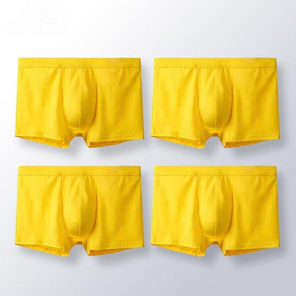 underpants 4 pieces of summer men's cotton yellow fashion style pants boxer breathable, Black;white
underpants 4 pieces of summer men's cotton yellow fashion style pants boxer breathable, Black;white