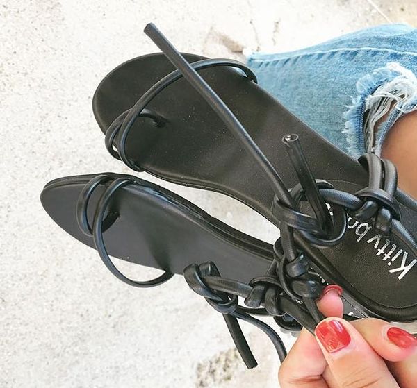 fashion summer women sandals low heel gladiator beach shoes rivet zapatos mujer sandalias, Black
fashion summer women sandals low heel gladiator beach shoes rivet zapatos mujer sandalias, Black