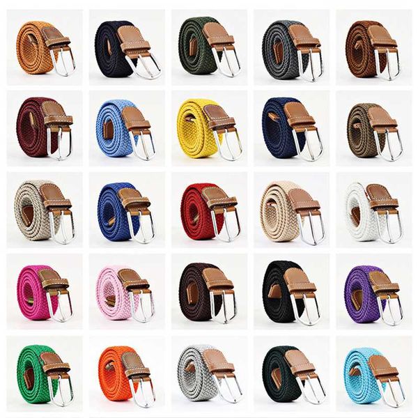 belts 40 colors canvas elastic for men women fashion pin buckle woven braided stretch belt waist leather loop jean pants, Black;brown
belts 40 colors canvas elastic for men women fashion pin buckle woven braided stretch belt waist leather loop jean pants, Black;brown