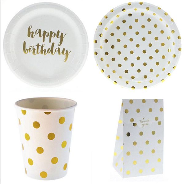 disposable dinnerware foil gold dot paper cups&plates straw wedding birthday decoration baby shower festival for kids tableware gift bag art
disposable dinnerware foil gold dot paper cups&plates straw wedding birthday decoration baby shower festival for kids tableware gift bag art