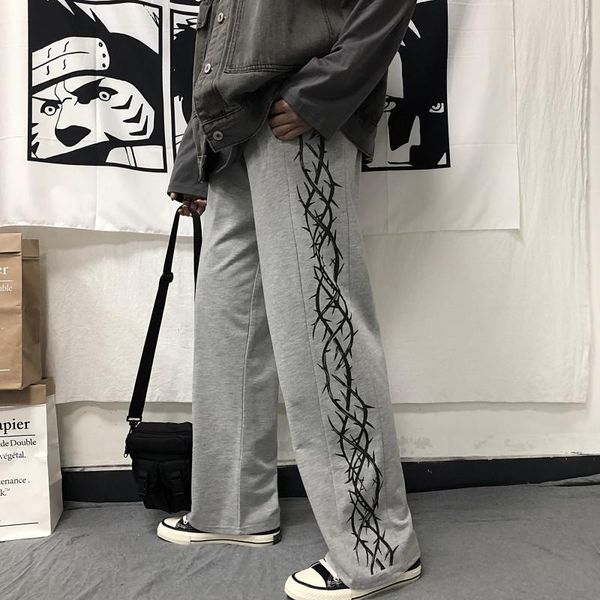 women's pants & capris harajuku women men thorny thorns print elastic waist casual loose straight trousers hipster streetwear 2021 au, Black;white
women's pants & capris harajuku women men thorny thorns print elastic waist casual loose straight trousers hipster streetwear 2021 au, Black;white