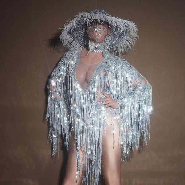 stage wear sparkly sequin fringes bodysuit hat performance costume women one-piece dance singer leotard rave festival clothing, Black;red
stage wear sparkly sequin fringes bodysuit hat performance costume women one-piece dance singer leotard rave festival clothing, Black;red