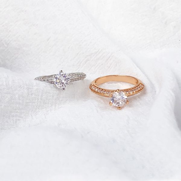 promise eternal love bridal wedding rings for woman plated 18k prong setting zircon iced out ring exquisite fashion engagement jewelry women, Slivery;golden
promise eternal love bridal wedding rings for woman plated 18k prong setting zircon iced out ring exquisite fashion engagement jewelry women, Slivery;golden