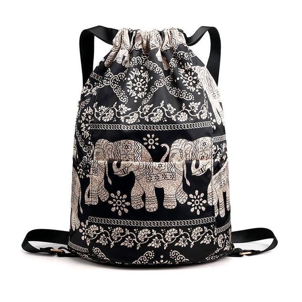 backpack bohemian oxford cloth women's school bag drawstring pocket nylon travel sports bags
backpack bohemian oxford cloth women's school bag drawstring pocket nylon travel sports bags