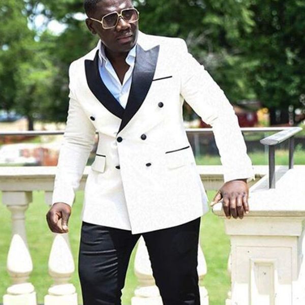 men's suits & blazers double white rags pickle wedding groom smoking tuesdays jacket tile two for evening prom party clothes tkio, White;black
men's suits & blazers double white rags pickle wedding groom smoking tuesdays jacket tile two for evening prom party clothes tkio, White;black