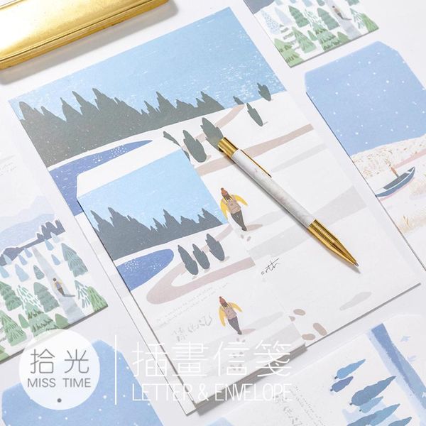 gift wrap 9pcs/set 3 envelopes+6 sheets letter paper creative outdoor crusoe series envelope for korean stationery
gift wrap 9pcs/set 3 envelopes+6 sheets letter paper creative outdoor crusoe series envelope for korean stationery