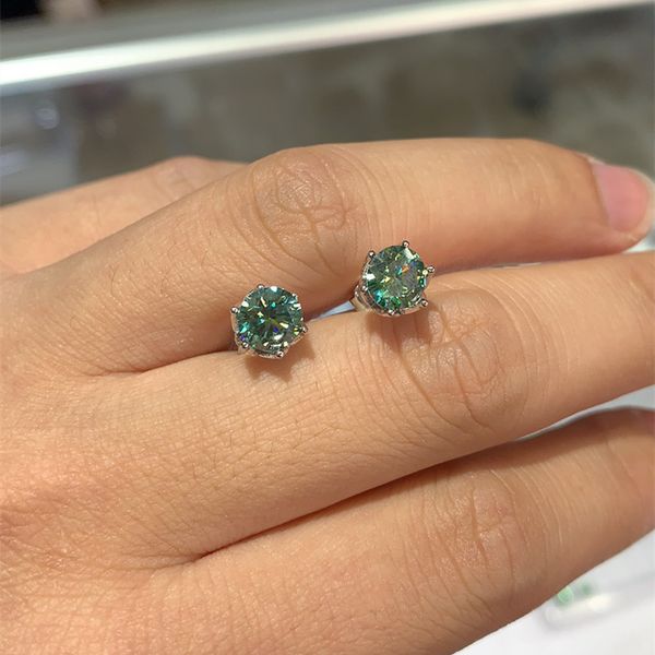925 silver round brilliant cut diamond test past carat d color green moissanite vvs1 emerald earrings girl, Golden;silver
925 silver round brilliant cut diamond test past carat d color green moissanite vvs1 emerald earrings girl, Golden;silver