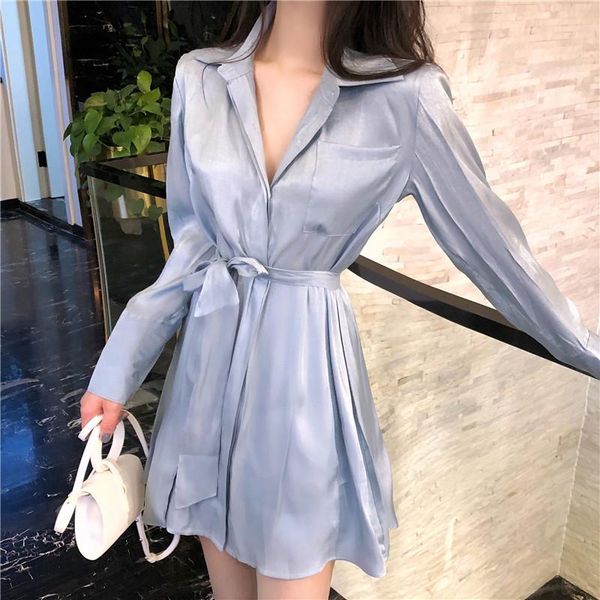 casual dresses women's clothing fashion brand spring autumn temperament korean style long sleeve simple vintage mini-dress, Black;gray
casual dresses women's clothing fashion brand spring autumn temperament korean style long sleeve simple vintage mini-dress, Black;gray