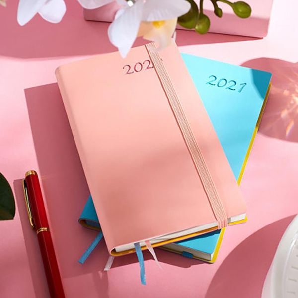 notepads 2021bandage notebook a6 daily schedule timeline diary management efficiency manual agenda portable pu material notepad gift, Purple;pink
notepads 2021bandage notebook a6 daily schedule timeline diary management efficiency manual agenda portable pu material notepad gift, Purple;pink