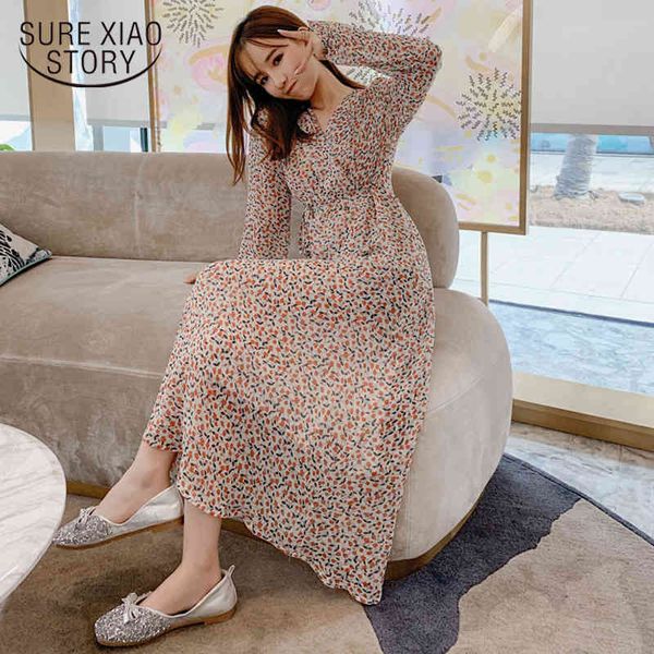 autumn v-neck floral chiffon female korean fashion lantern sleeve long dress maxi dresses 7158 50 210417, Black;gray
autumn v-neck floral chiffon female korean fashion lantern sleeve long dress maxi dresses 7158 50 210417, Black;gray
