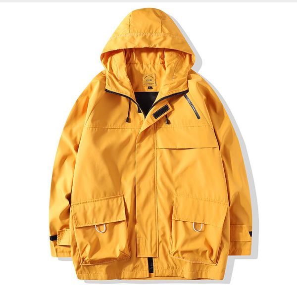 men's jackets 2021 oversized men multi-pocket jacket fat loose black hooded spring and autumn jean, Black;brown
men's jackets 2021 oversized men multi-pocket jacket fat loose black hooded spring and autumn jean, Black;brown