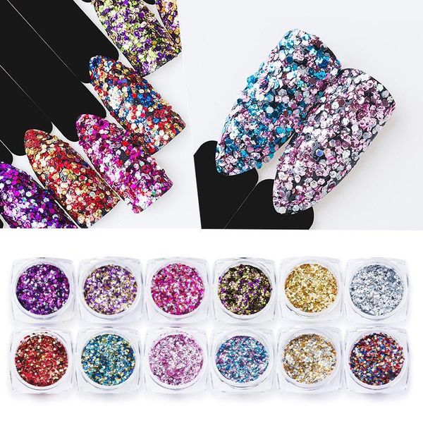 across 1g/box shinning nail glitter tip colorful hexagon shape sequins manicure decorations sparkles paillette1, Silver;gold
across 1g/box shinning nail glitter tip colorful hexagon shape sequins manicure decorations sparkles paillette1, Silver;gold