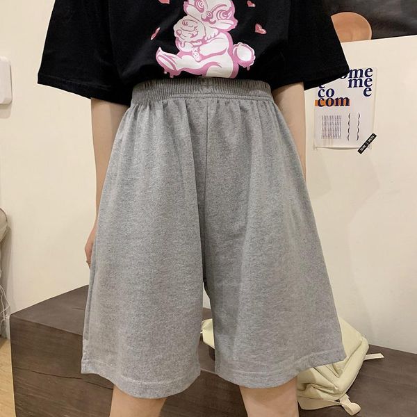 women's shorts fashion casual regular loose big size straight solid elasticity jogger korean pure cotton gray black women female, White;black
women's shorts fashion casual regular loose big size straight solid elasticity jogger korean pure cotton gray black women female, White;black