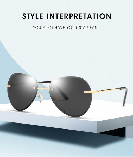 sunglasses designer rimless women fashion frameless gradient trimmed lens sun glasses lentes de sol mujer, White;black
sunglasses designer rimless women fashion frameless gradient trimmed lens sun glasses lentes de sol mujer, White;black