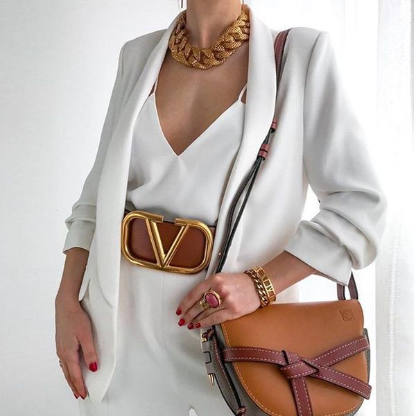 women's jackets autumn 2021 office lady elegant lapel slim cardigan suit fashion solid modern women formal jacket casual long sleeve, Black;brown
women's jackets autumn 2021 office lady elegant lapel slim cardigan suit fashion solid modern women formal jacket casual long sleeve, Black;brown
