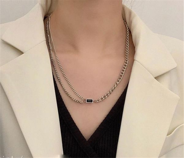 stainless steel black square crystal necklace titanium hip hop short no fade pendant necklaces, Silver
stainless steel black square crystal necklace titanium hip hop short no fade pendant necklaces, Silver