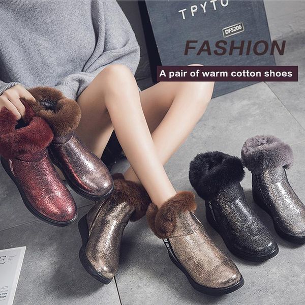 boots winter snow boots, women's cotton shoes, fashion trend, outdoor sports, waterproof high-and nude, Black
boots winter snow boots, women's cotton shoes, fashion trend, outdoor sports, waterproof high-and nude, Black