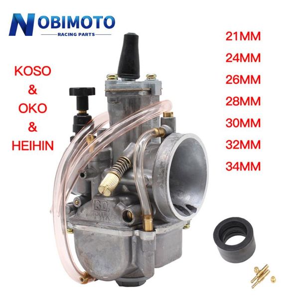 universal motorcycle carburetor oko koso pwk 21 24 26 28 30 32 34mm carburatore 50cc-250cc pit bike dirt fuel system
universal motorcycle carburetor oko koso pwk 21 24 26 28 30 32 34mm carburatore 50cc-250cc pit bike dirt fuel system
