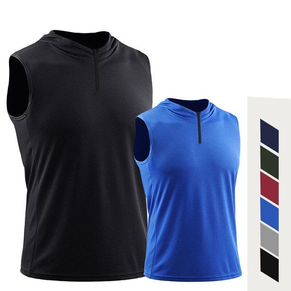 running gym mens bodybuilding hooded tank sleeveless vest t-shirt sweatshirt fitness workout sportswear male t shirt jerseys, Black;blue
running gym mens bodybuilding hooded tank sleeveless vest t-shirt sweatshirt fitness workout sportswear male t shirt jerseys, Black;blue