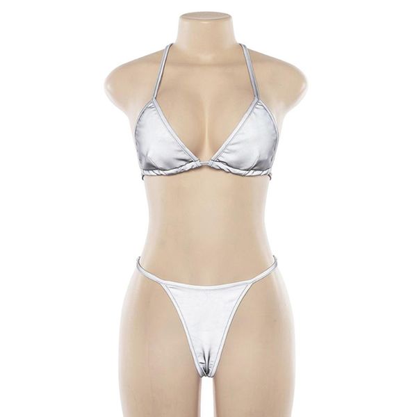 bikinis set 2 in 1 halter neck bikini backless beach summer triangle bra swimsuit grey polyester t back fashion low waist
bikinis set 2 in 1 halter neck bikini backless beach summer triangle bra swimsuit grey polyester t back fashion low waist