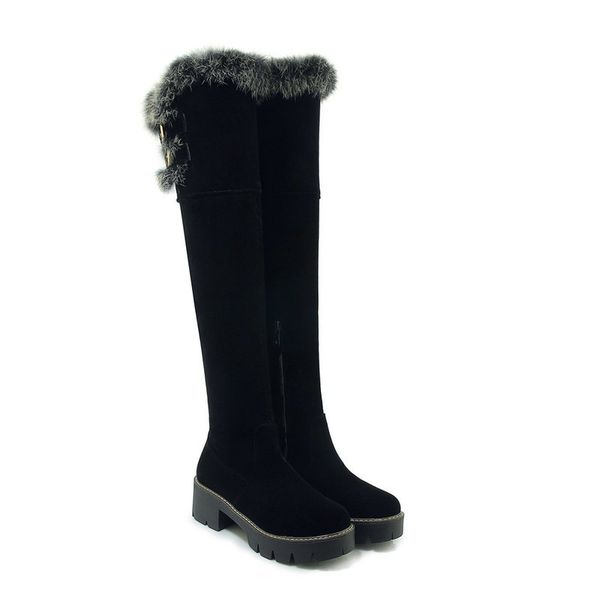 boots fashion keep warm snow over the knee high heel round toe winter women black brown big size 34-43 7yv6
boots fashion keep warm snow over the knee high heel round toe winter women black brown big size 34-43 7yv6