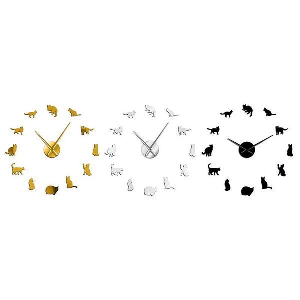 silhouette cats wall art kittens diy giant clock playful big needle kitty girl room large watch feline fan gift clocks
silhouette cats wall art kittens diy giant clock playful big needle kitty girl room large watch feline fan gift clocks