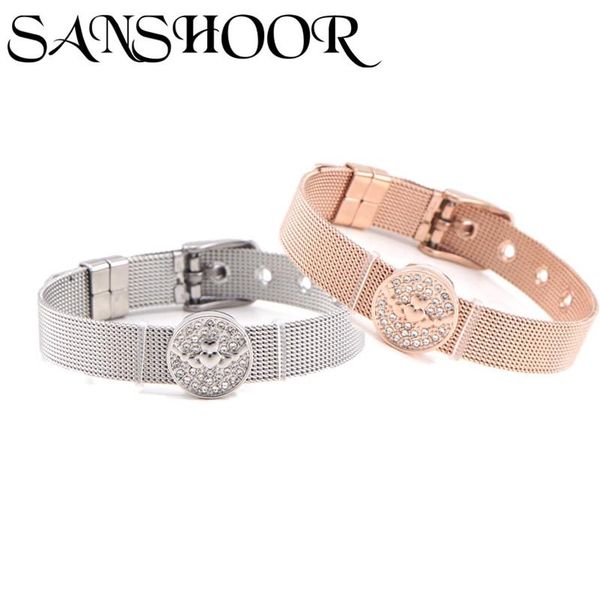 charm bracelets drop sanshoor jewelry 10mm stainless steel mesh bracelet set with diy crystal round double heart slide charms for lovers, Golden;silver
charm bracelets drop sanshoor jewelry 10mm stainless steel mesh bracelet set with diy crystal round double heart slide charms for lovers, Golden;silver