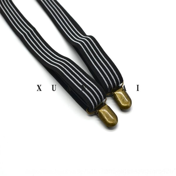 a7p men's suspenders long four sling shoulder clip strap 2.5cm striped trousers shoulder strap elastic trousers suspender, Black;white
a7p men's suspenders long four sling shoulder clip strap 2.5cm striped trousers shoulder strap elastic trousers suspender, Black;white