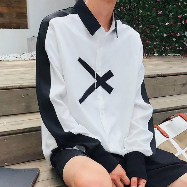 casual mens blouses 2021 japan harajuku shirts korean style short sleeve shirt japanese print male hip hop for boys men's, White;black
casual mens blouses 2021 japan harajuku shirts korean style short sleeve shirt japanese print male hip hop for boys men's, White;black