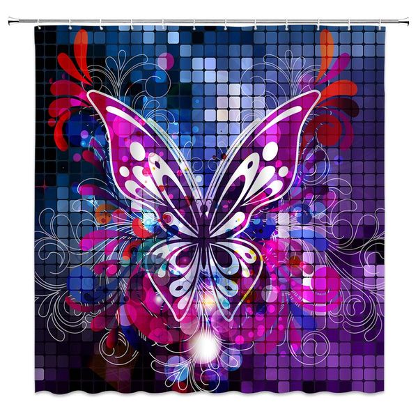 butterfly shower curtain decor colorful mosaic geometric square spiral plant modern abstract purple navy fabric bath curtains
butterfly shower curtain decor colorful mosaic geometric square spiral plant modern abstract purple navy fabric bath curtains