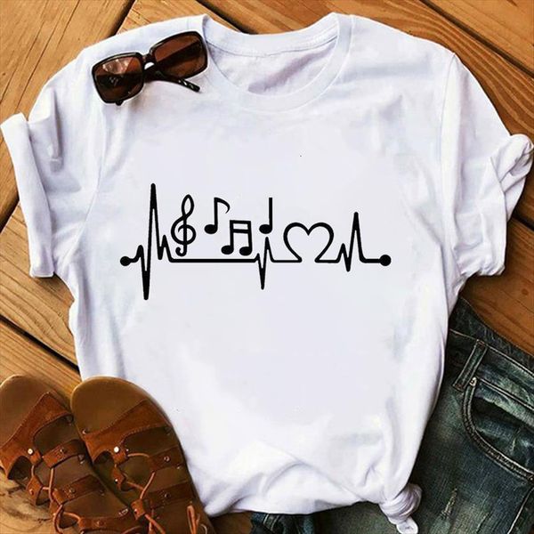 medical ecg printing womens short sleeve kawaii korean style tees funny fashion graphic, White
medical ecg printing womens short sleeve kawaii korean style tees funny fashion graphic, White