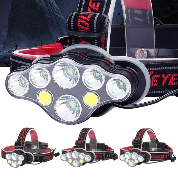 rechargeable 8 led headlight work light headlamp outdoor fishing camping hiking accessories hunting equipment bike lights
rechargeable 8 led headlight work light headlamp outdoor fishing camping hiking accessories hunting equipment bike lights