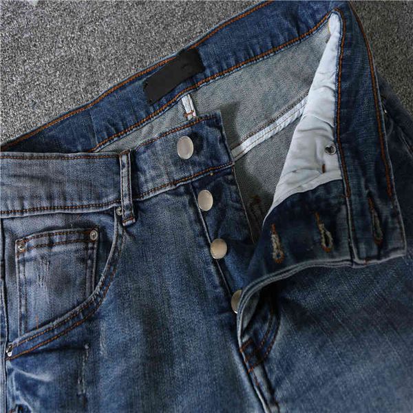 men's jeans street famous high amr patchwork pocket zipper washed blue man pants streetwear trousers clothing 6udh
men's jeans street famous high amr patchwork pocket zipper washed blue man pants streetwear trousers clothing 6udh