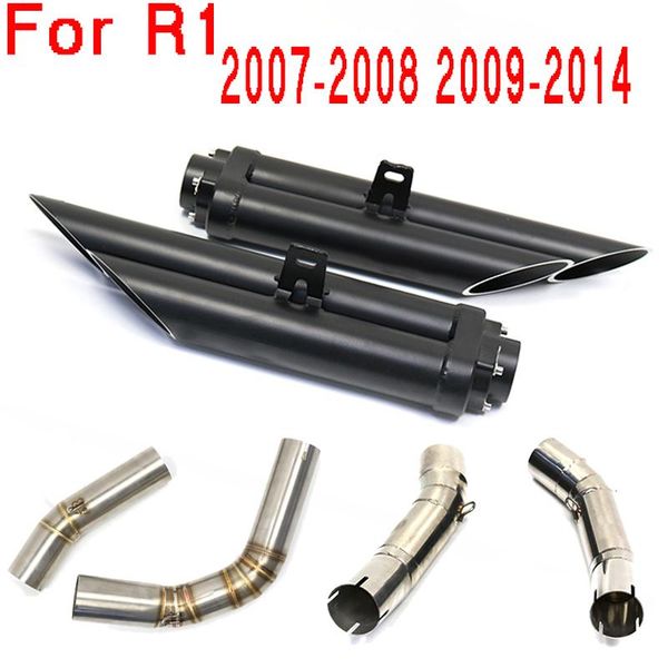 motorcycle exhaust system right and left side logo muffler pipe aluminum alloy for yzf r1 2004 2005 2006 2007 2008 2009 2010 2011-2014
motorcycle exhaust system right and left side logo muffler pipe aluminum alloy for yzf r1 2004 2005 2006 2007 2008 2009 2010 2011-2014