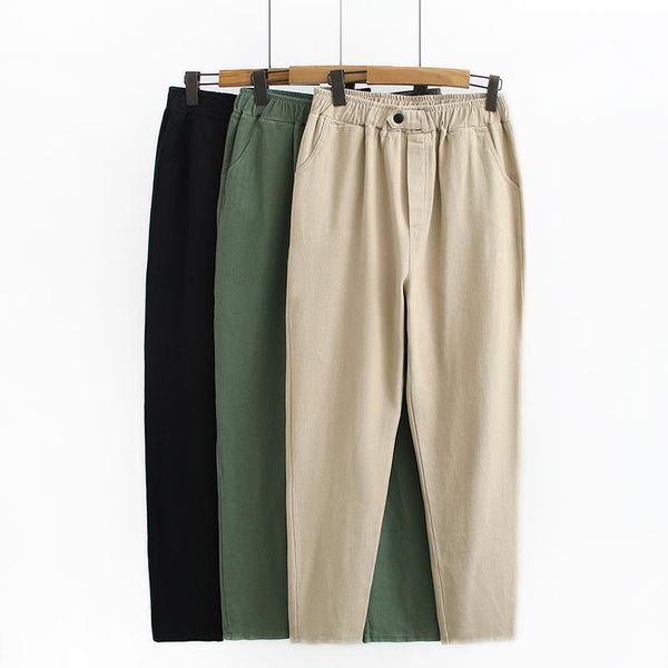 women's pants & capris trousers 2021 spring autumn plus size 4xl elastic waist harem solid color cotton casual female, Black;white
women's pants & capris trousers 2021 spring autumn plus size 4xl elastic waist harem solid color cotton casual female, Black;white