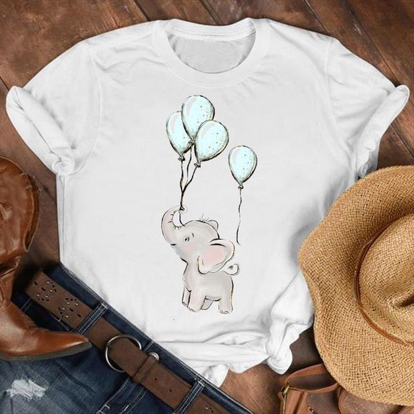 elephant animal funny casual 90s womens t shirt style cartoon clothes tee female print graphic, White
elephant animal funny casual 90s womens t shirt style cartoon clothes tee female print graphic, White