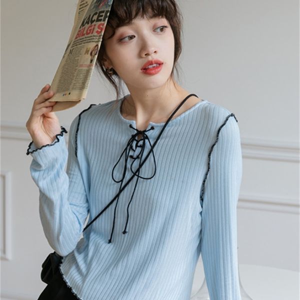 women's sweaters early autumn nightgown korean sense design sleeve long support around the female neck a1w3, White;black
women's sweaters early autumn nightgown korean sense design sleeve long support around the female neck a1w3, White;black