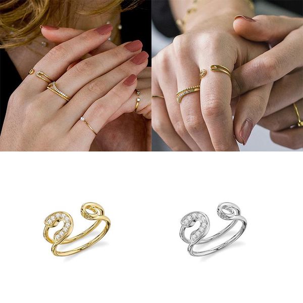 cluster rings 100% genuine s925 sterling silver ring, exquisite fashion zircon ring birthday gift adjustable size, Golden;silver
cluster rings 100% genuine s925 sterling silver ring, exquisite fashion zircon ring birthday gift adjustable size, Golden;silver