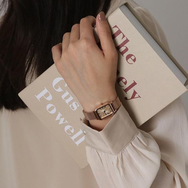 wristwatches square ladies watch roman numerals waterproof stainless steel champagne gold black white fashion simple trend hand jewelry, Slivery;brown
wristwatches square ladies watch roman numerals waterproof stainless steel champagne gold black white fashion simple trend hand jewelry, Slivery;brown