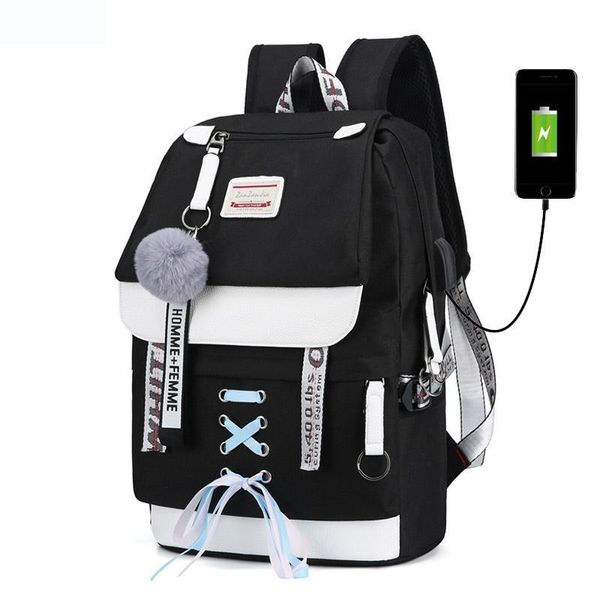 usb school bags for girls teenagers backpacks lapfemale women bookbags large capacity middle high college teen schoolbag
usb school bags for girls teenagers backpacks lapfemale women bookbags large capacity middle high college teen schoolbag