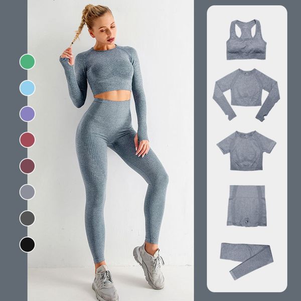 women's pants & capris seamless women gym set long sleeve high waist belly control sport leggings clothes suit 5 pcs sets yoga, Black;white
women's pants & capris seamless women gym set long sleeve high waist belly control sport leggings clothes suit 5 pcs sets yoga, Black;white