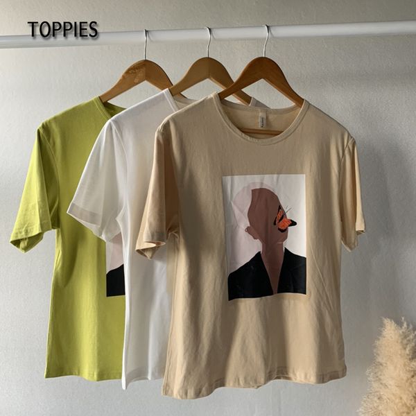 ies 2021 summer character t-shirts fashion girls short sleeve printing t-shirts korean women clothes 95% cotton, White
ies 2021 summer character t-shirts fashion girls short sleeve printing t-shirts korean women clothes 95% cotton, White