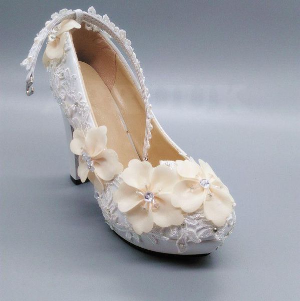 high block heels platforms wedding shoes bride ankle buckle straps champagne flower lace bridal pumps shoe dress, Black
high block heels platforms wedding shoes bride ankle buckle straps champagne flower lace bridal pumps shoe dress, Black