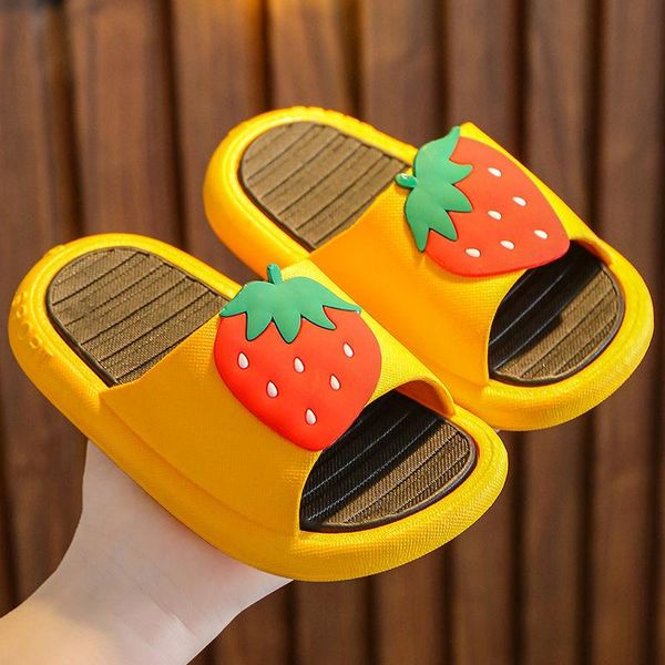 slipper summer fruit children' slippers for boys girls pvc soft bottom non-slip beach sandals kids bathroom flip flopsx80, Black;grey
slipper summer fruit children' slippers for boys girls pvc soft bottom non-slip beach sandals kids bathroom flip flopsx80, Black;grey