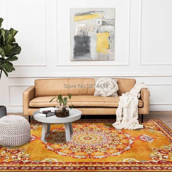 fashion retro light luxury golden yellow flower ethnic style living room bedroom bedside carpet floor mats carpets
fashion retro light luxury golden yellow flower ethnic style living room bedroom bedside carpet floor mats carpets